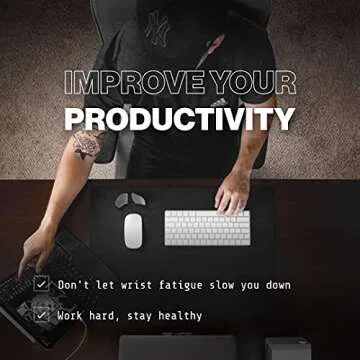 Ergonomic Wrist Rest for Computer Users - DELTAHUB Carpio 2.0