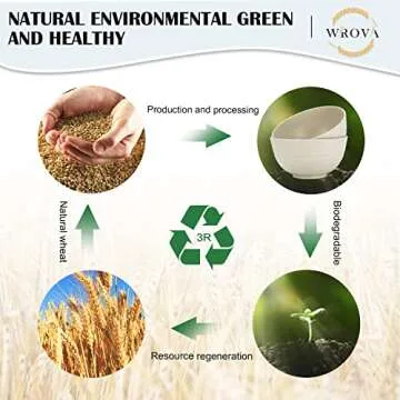 Wheat Straw Bowl Sets,8 PCS Unbreakable Cereal Bowls 26 OZ,Microwave and Dishwasher Safe Bowls,Kids Bowl suitable for cereal,salad,snack and soup (Beige)