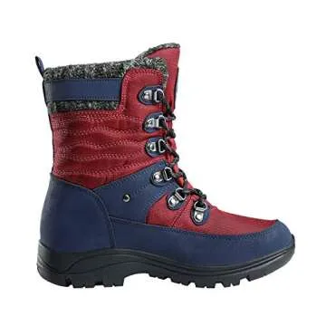 NORTIV 8 Women's Insulated Snow Boots Warm Faux Fur Cold Weather Winter Boots