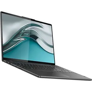 Lenovo 2022 Yoga 7i 2-in-1 16" 2.5K Touch Premium Laptop | Intel Core i5-1240P | Backlit Keyboard | Fingerprint | Windows 11 | with Stylus Pen Bundle (Gray, 8GB RAM | 256GB SSD)