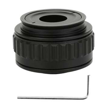 0.35X CTV Microscope Adapter Mount Lens Adapter Camera Adapter for Trinocular Stereo Microscope Interface Adapters for Microscope