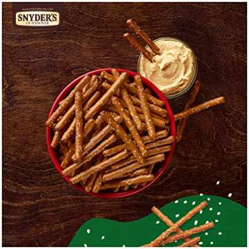 Snyder's Gluten Free Pretzel Sticks 8 Oz Pack of 12