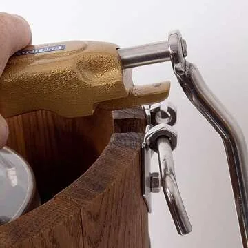 Lehman's Manual Ice Cream Maker - Make Your Own Homemade Ice Cream, Hand Crank with Stainless Steel Can and Oak Tub, 8 Quart Capacity