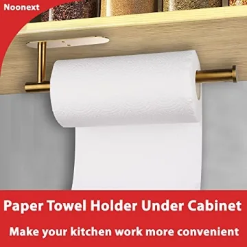 Elegant Self-Adhesive Paper Towel Holder for Kitchen