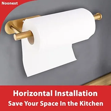 Elegant Self-Adhesive Paper Towel Holder for Kitchen