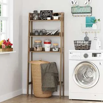 UTEX Stylish 3-Tier Over Toilet Bathroom Organizer