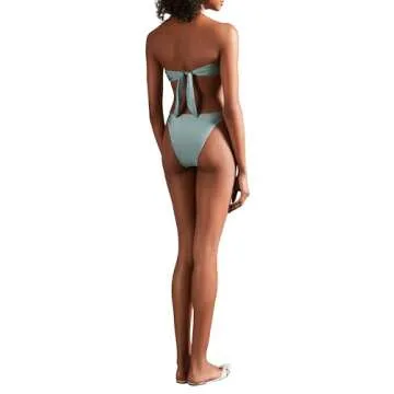 La Mer Strapless Bikini in Antique Blue for Stylish Women