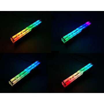 EZDIY-FAB ARGB DDR Memory RAM Cooler,RGB DDR Heatsink,5V 3Pin ARGB Motherboard Sync Black-2 Pack