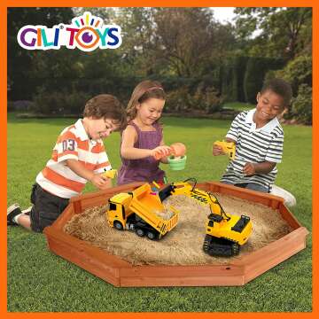 RC Excavator Toy - Remote Control Digger for Kids