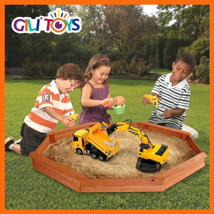 RC Excavator Toy - Remote Control Digger for Kids