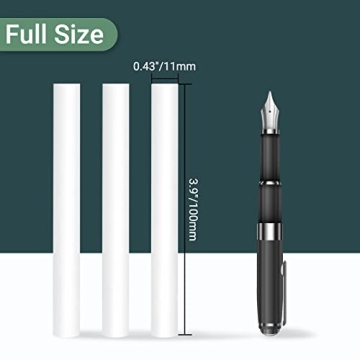 Manarty White Hot Glue Sticks 48 PCS for Crafting