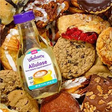 Wholesome Sweeteners 11.5-Ounce Allulose, Zero Calorie Sweetener, Keto Friendly, Non GMO, Non-Erythritol, Gluten Free & Vegan Liquid Sweetener, 1 Pack