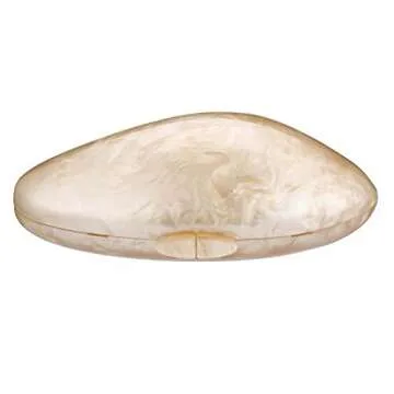 EROUGE Women Evening Pearl Bag Gold Acrylic Clutch Handbag for Evening Wedding Party (Gold)