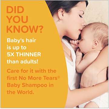 Johnson's Baby Shampoo with Tear-Free Formula, Shampoo for Baby's Delicate Scalp & Skin & Gently Was...