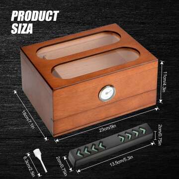 COOL KNIGHT Cigar Humidor