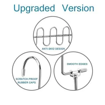 KLEVERISE 8 Pack Metal Space Saving Hangers, Stainless Steel Hangers Space Saving for Clothes, Magic Cascading Space Saving Closet Clothing Hanger Organizer Space Saver, College Dorm Essentials