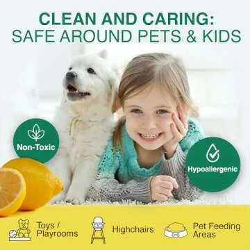 Good Natured Brand All-Purpose Cleaner Concentrate | Multi-Surface Cleaner | Natural Lemon Essential Oil | Multipurpose Cleaner Concentrate All Surfaces | Lemon Love | 8oz makes 128oz