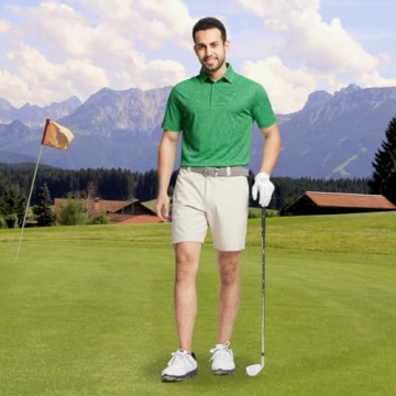 M MAELREG Men's Golf Polo Shirt - Quick Dry and Stylish