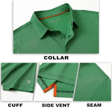 M MAELREG Men's Golf Polo Shirt - Quick Dry and Stylish