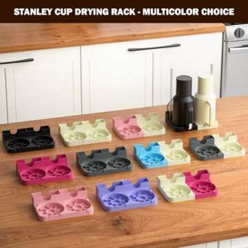 SISAYWEY Bottle Drying Rack for Stanley Cups & Baby Bottles