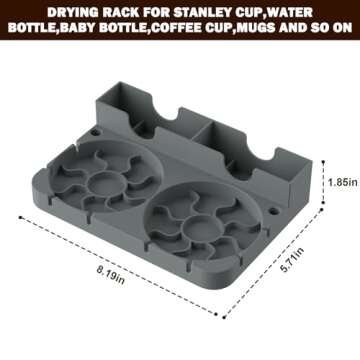 SISAYWEY Bottle Drying Rack for Stanley Cups & Baby Bottles