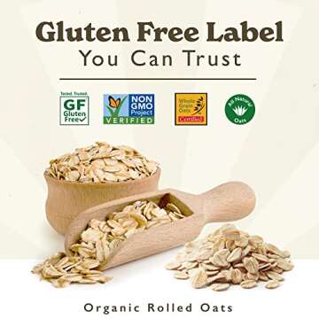GF Harvest Gluten Free Rolled Oats, 41 Ounce Bag