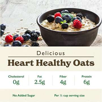 GF Harvest Gluten Free Rolled Oats, 41 Ounce Bag