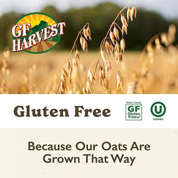 GF Harvest Gluten Free Rolled Oats, 41 Ounce Bag