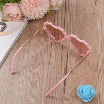 Heart Shaped Kids Sunglasses with UV Protection