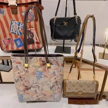 K KAIDIYIN Gold Purse Display Stand, 2 Pack Bag Display Rack Counter Purse Holder Adjustable Height Stainless Steel Handbag Display Stand for Retail Closet Luxury Bag