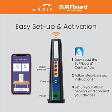 ARRIS Surfboard SBG8300 Renewed Cable Modem Router