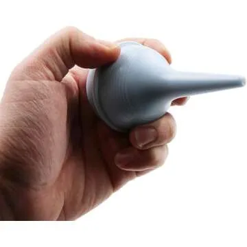 Comfort Axis Baby Nasal Aspirator and Ear Wax Bulb Syringe, Blue, 2 Oz (3 Pack)