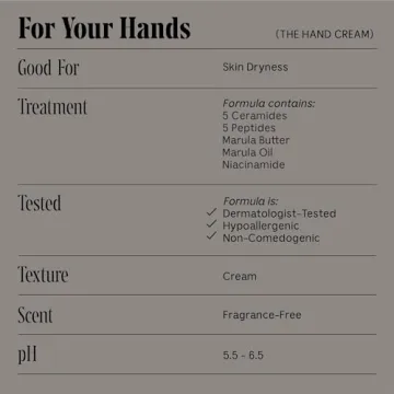 Nécessaire Hand Cream with 5 Ceramides and Peptides