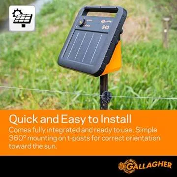 Gallagher G345404 S40 Solar Fence Charger - Quantity 1