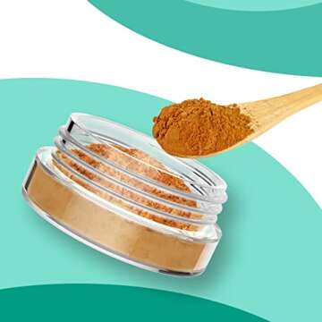 Houseables Sample Containers, Sample Jars, Lip Balm Containers, 3 Gram, 50 PK, Cosmetic Containers, Makeup Containers, Small Powder Container, Small Cosmetic Jars, Tiny Containers with Lids, BPA Free