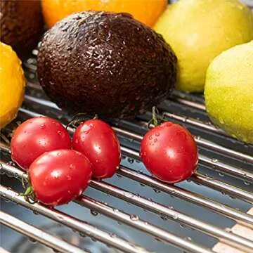 Damita Roll Up Dish Drying Rack Over Sink - Space Saver