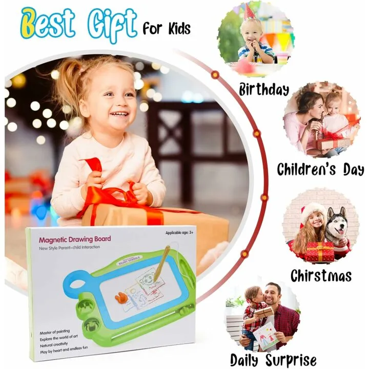 Magnetic Drawing Board for Toddlers, Ages 1-4