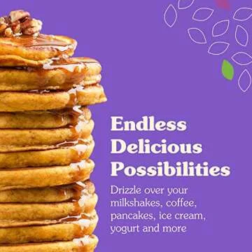 NuNaturals Stevia Syrup, Sugar-Free Sweetener, Plant-Based Sugar Substitute, Zero Calorie, Sugar-Free Syrup, Pumpkin Spice, 16 oz