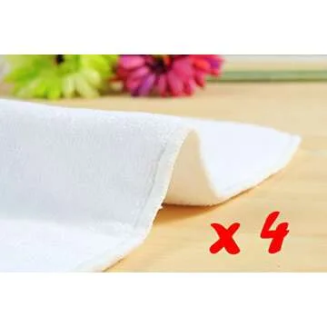 Anmababy Adjustable Cloth Diapers 4 Pack - Reusable & Waterproof