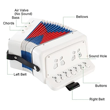 Tosnail Kids Accordion Toy for Children, Creative Music Fun