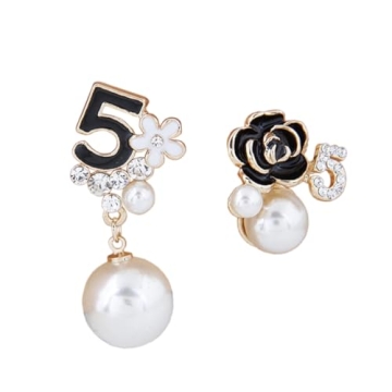 Trendy Floral Dangle Pearl Earrings for Every Occasion