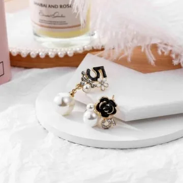 Trendy Floral Dangle Pearl Earrings for Every Occasion