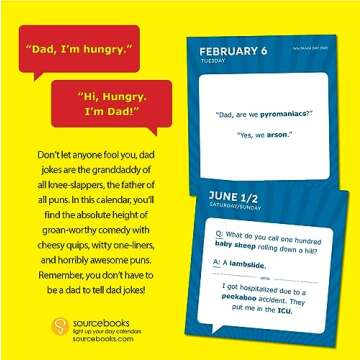 2024 Dad Jokes Boxed Calendar: 365 Days of Punbelievable Jokes (Daily Joke Calendar for Him, Desk Gift for Her)