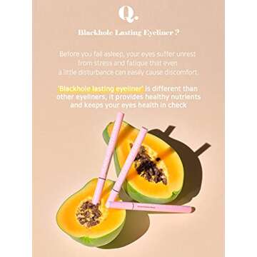 BLESSED MOON Blessedmoon Blackhole Waterproof Lasting Eyeliner #DARK BROWN