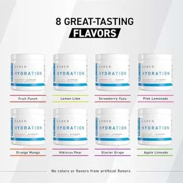 Kaged Electrolyte Hydration Powder | Hydracharge Glacier Grape | Sports Drink for Men and Women | Pre, Post, Intra Workout Supplement | 60 Servings