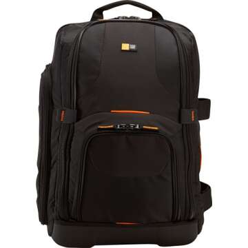 Case Logic SLRC-206 SLR Camera and 15.4-Inch Laptop Backpack (Black)