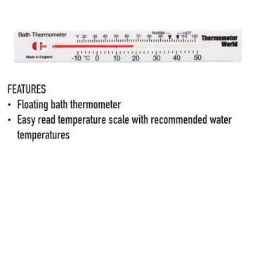 Baby Bath Thermometer - Easy to Use, Measures Water Temperature for Baby Safety