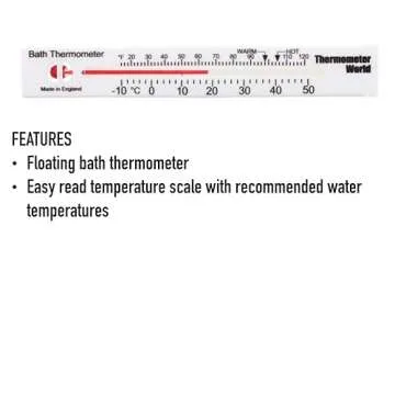 Baby Bath Thermometer - Easy to Use, Measures Water Temperature for Baby Safety