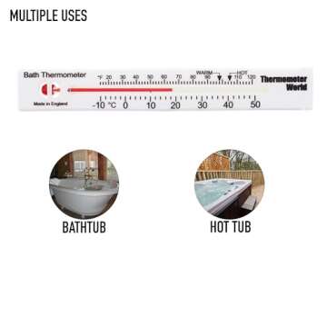 Baby Bath Thermometer - Easy to Use, Measures Water Temperature for Baby Safety