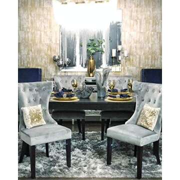 BELLEZE Premium Dining Chairs - Elegant & Comfortable